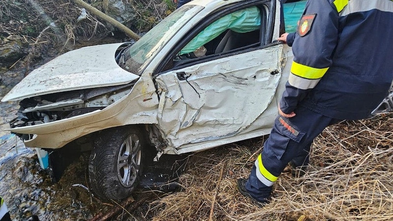 Der Unfallort in Passail (Bild: FF St. Kathrein am Offenegg)