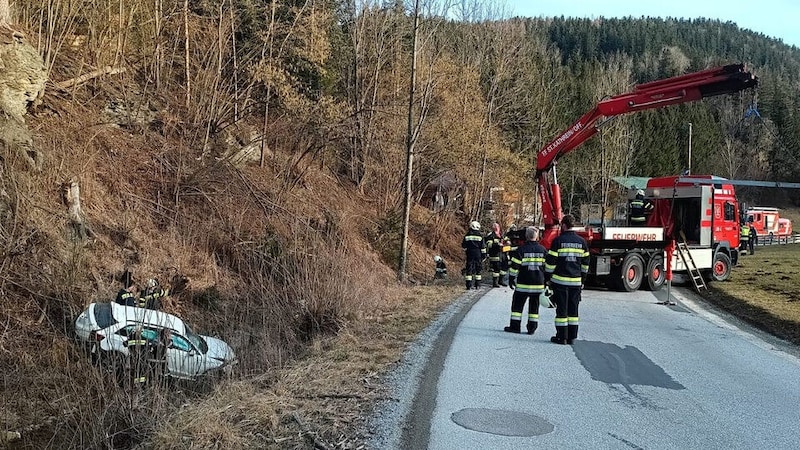 Der Unfallort in Passail (Bild: FF St. Kathrein am Offenegg)