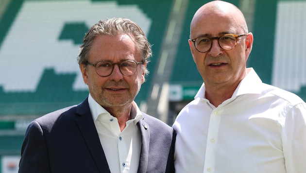 Marcus Knipping (re.) und Alexander Wrabetz (Bild: GEPA)