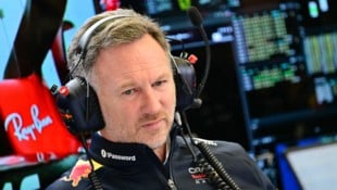 Red-Bull-Teamchef Christian Horner hatte gehofft, dass sich die Causa erledigt hat.  (Bild: AFP/APA/Giuseppe CACACE)