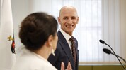 ÖVP-Chefin Manuela Khom präsentierte Willibald Ehrenhöfer als neuen Landesrat.