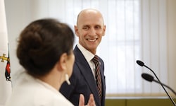 ÖVP-Chefin Manuela Khom präsentierte Willibald Ehrenhöfer als neuen Landesrat.