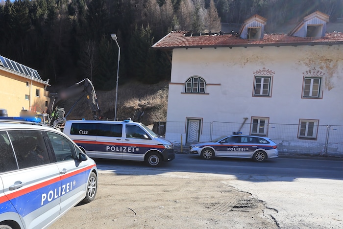 The police were also on site.