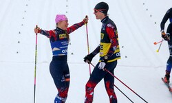 Carina Edlinger hat sich mit ihrem Guide Jakob Kainz Gold im Para-Skilanglauf der Damen geholt.