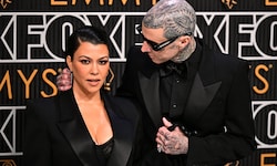 Kourtney Kardashian mit ihrem Mann Travis Barker