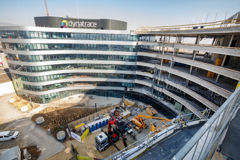 Die Baustelle ist voll im Gange. (Bild: HERMANN WAKOLBINGER)