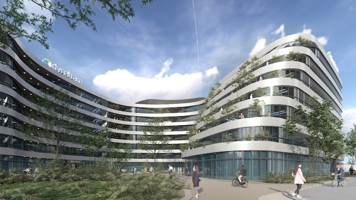 This is what the new headquarters of the listed company should look like in the end.