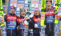 Stefan Kraft, Jacqueline Seifriedsberger, Eva Pinkelnig und Jan Hörl 
