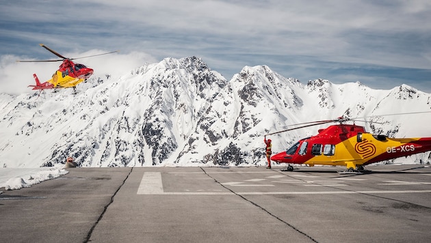 Am Mittwoch wurden innerhalb weniger Minuten sowohl Robin 1 als auch Robin 3 der Schenk Air zu Einsätzen am Golm alarmiert. (Bild: SchenkAir/MARCEL A. MAYER PHOTOGRAPHER)