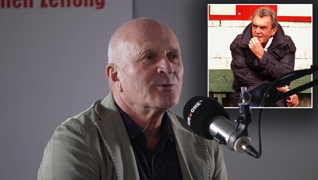 Kurt Garger remembers his first encounter with Kurt Garger. (Bild: Krone.tv, GEPA Pictures)