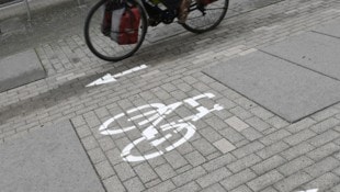 Auf Radwegen passiert im Vergleich weniger als auf öffentlichen Straßen. (Bild: P. Huber)