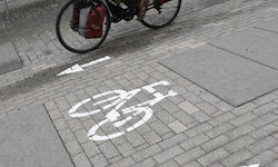 Am Radweg erwischte es zahlreiche Fahrradlenker!