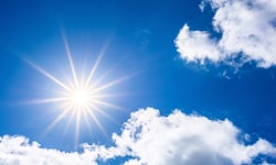 Das Italientief im April brachte nur zwei bis acht Liter Regen pro Quadratmeter, die Sonne ...