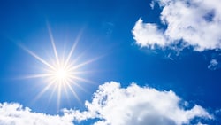 Das Italientief im April brachte nur zwei bis acht Liter Regen pro Quadratmeter, die Sonne ...