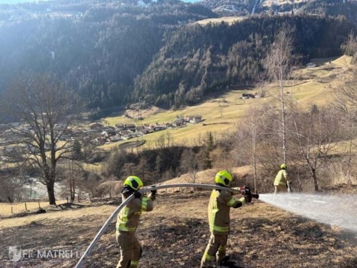 Die Feuerwehr Matrei stand im Einsatz