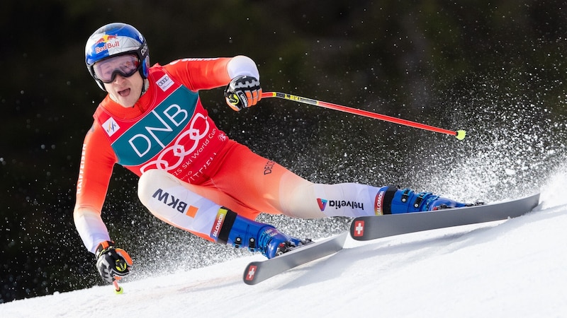 Odermatt can make a big splash in Kvitfjell. (Bild: GEPA)