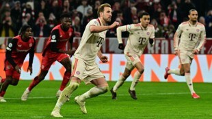 Harry Kane jubelte über seinen Doppelpack in der Champions League.