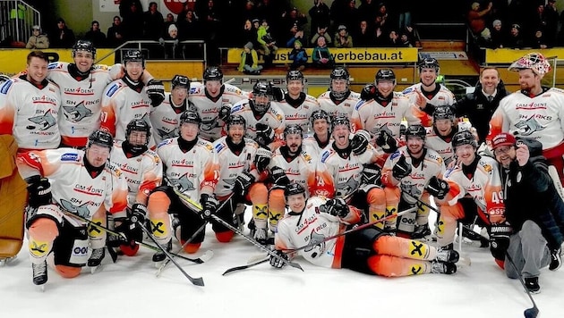 Zogen sensationell ins Finale ein: Gmundens „Sharks“. (Bild: Sharks Gmunden)