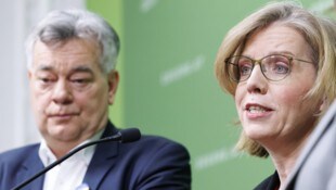 Grünen-Chef Werner Kogler und Ex-Ministerin Leonore Gewessler