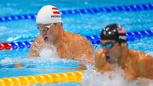 Markus Rogan (li.) ist Österreichs erfolgreichster Schwimmer aller Zeiten. (Bild: GEPA)