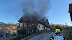 Im zweiten Stock brach das Feuer aus. (Bild: FF Bruck an der Mur)