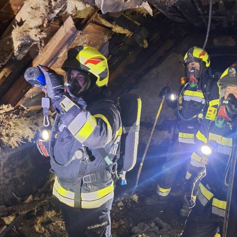 Einsatz für fünf Feuerwehren (Bild: FF Bruck an der Mur)