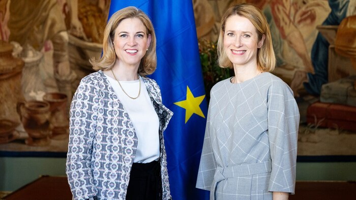 Außenministerin Beate Meinl- Reisinger (NEOS) sprach mit Kaja Kallas