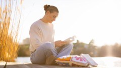 Lesen entspannt Victoria Hudson.