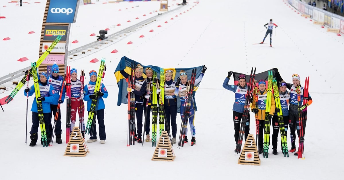 Nordic Ski World Championships - Thrilling Finish! Swedish Women Claim Relay Gold