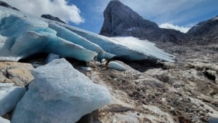 Das vermeintlich ewige Eis in den Alpen fällt mehr und mehr dem Klimawandel zum Opfer. (Bild: ÖAV Gletschermessdienst/ Klaus Reingruber)