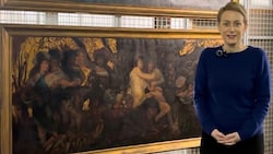 Katja Mittendorfer-Oppolzer mit der finnischen Schenkung.