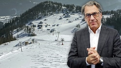 Ohne Stefan Pierer wird die Zukunft der Aflenzer Bürgeralm schwierig.  (Bild: Krone KREATIV/Klaus Morgenstern, Martin Jöchl)