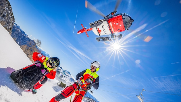 The ARA air rescue had to be called out (symbolic image). (Bild: Tomas Kika)