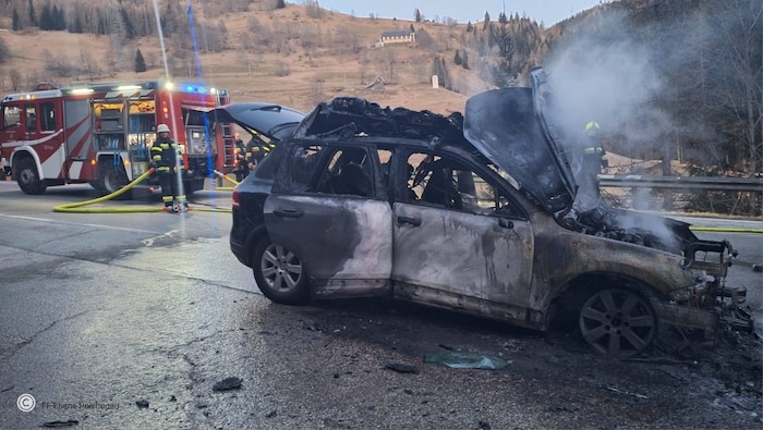 The car was a total loss.