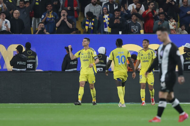 Ronaldo konnte jubeln. Aber nur zwischenzeitlich. (Bild: AFP/FAYEZ NURELDINE)