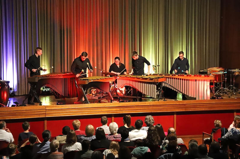 Musicians inspire with their art. (Bild: Percussion Group)