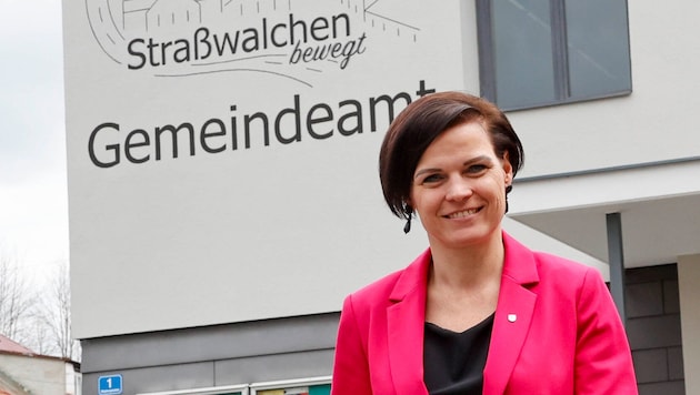 One of 14 female mayors in Salzburg: Tanja Kreer in Straßwalchen. (Bild: Markus Tschepp)