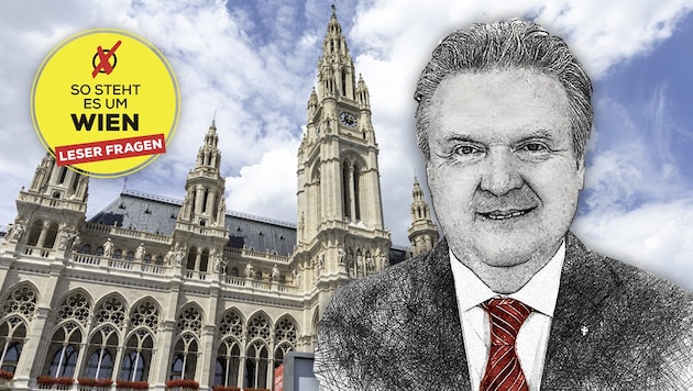 Wiens Bürgermeister Michael Ludwig von der SPÖ stellt sich den Fragen der „Krone“-Leser. Schicken Sie uns, was Sie immer schon vom Stadtchef wissen wollten. (Bild: Krone KREATIV/Anika Groß C.Wawra)