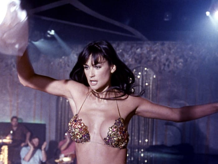 Demi Moore in „Striptease“