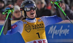 Federica Brignone hatte allen Grund zum Jubeln.