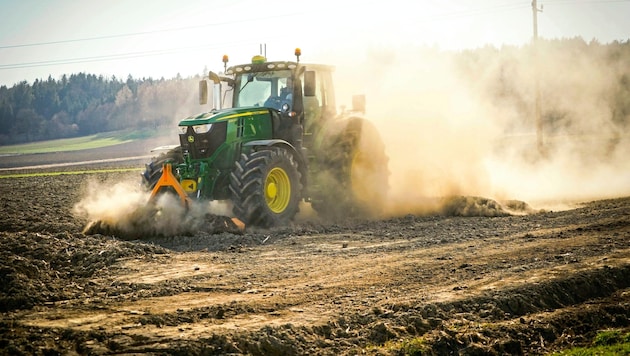 Auf vielen steirischen Äckern ist es staubtrocken.