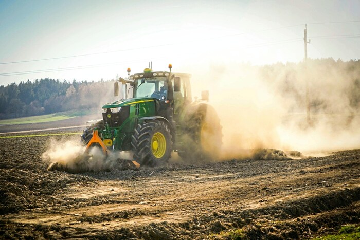 It wasn't just dust in the fields, but also in the vineyards.