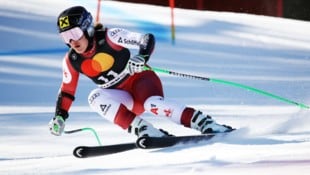 Magdalena Egger gewann den zweiten Europacup-Super-G in Kitzbühel. (Bild: GEPA)