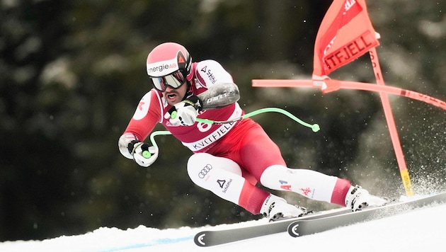 Vincent Kriechmayr also fell short of his own expectations in Kvitfjell. (Bild: CORNELIUS POPPE)