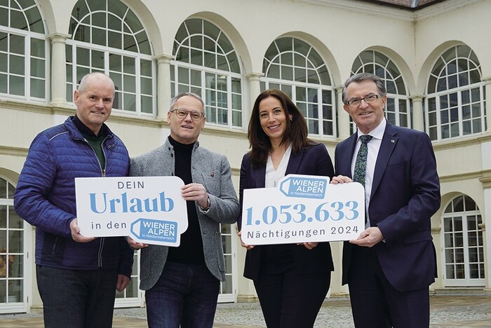 Johann Döller, Bürgermeister Reichenau an der Rax, Feri Schwarz, Bürgermeister Bad Schönau, ...