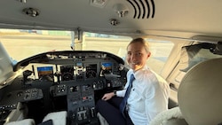 Im Schnitt sind nur etwa fünf Prozent aller Piloten in Österreich weiblich – in der Firma, in welcher Nina Rosenkranz fliegt, sind zwei von acht Piloten Frauen. (Bild: zVg)