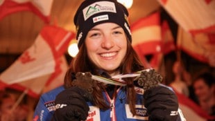 Lisa Hirner könnte Gold statt Bronze erben. (Bild: Tröster Andreas)