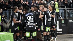 Sturm Graz traf in der Nachspielzeit zum 2:1. (Bild: Pail Sepp)