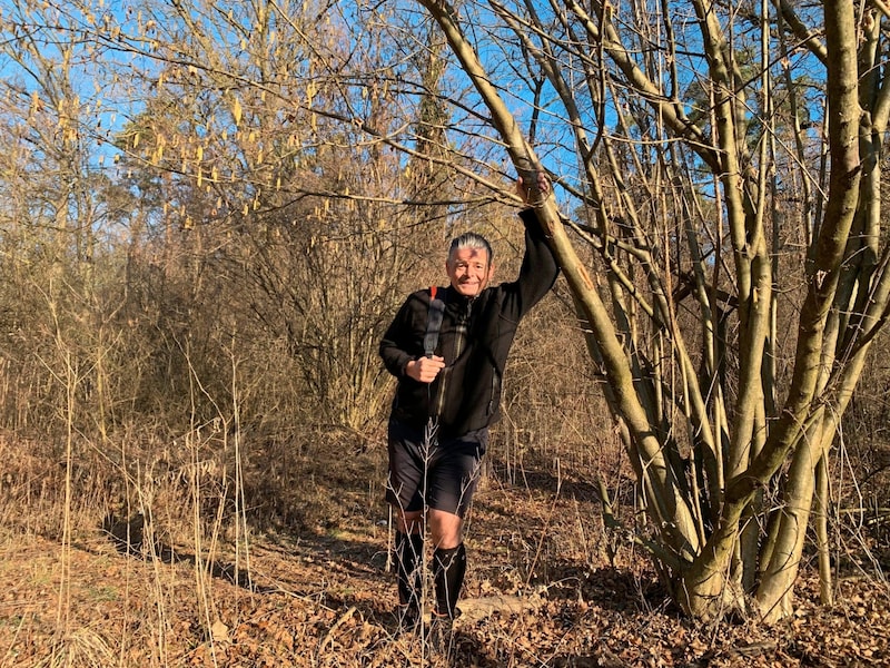 Im Wald findet Wojta Ruhe, kann sich von den Strapazen erholen. Außer er trifft irgendwo Jäger.... (Bild: Andreas Wojta)