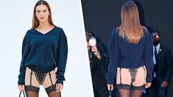 Dieser Look von Alessandra Ambrosio sorgte in Paris für ein wahres Blitzlichtgewitter!